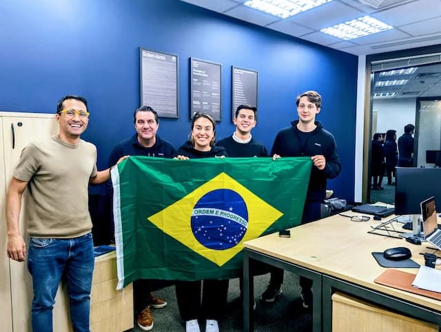 Solen Software Group office in Sao Carlos, looking out over the city