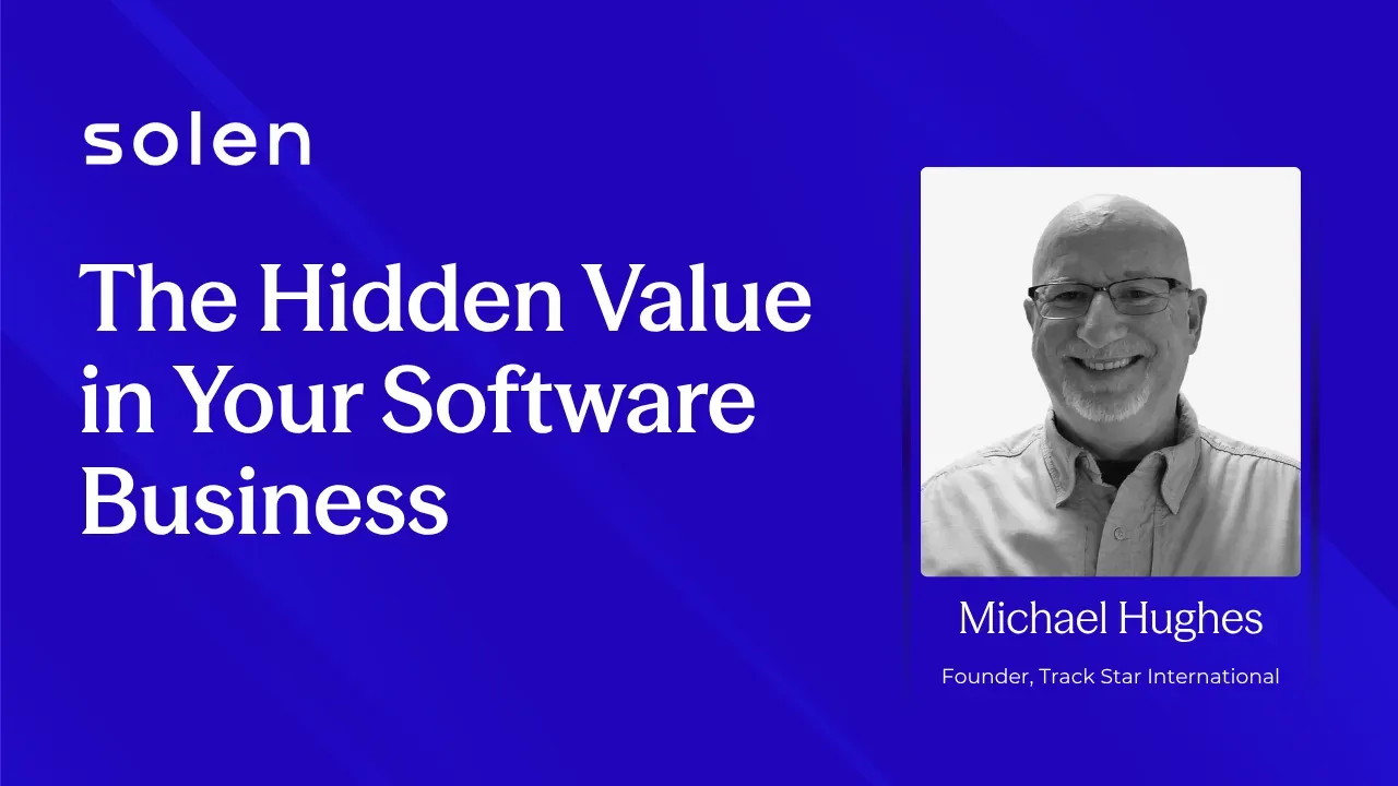 Webinar title with headshot of middle aged man