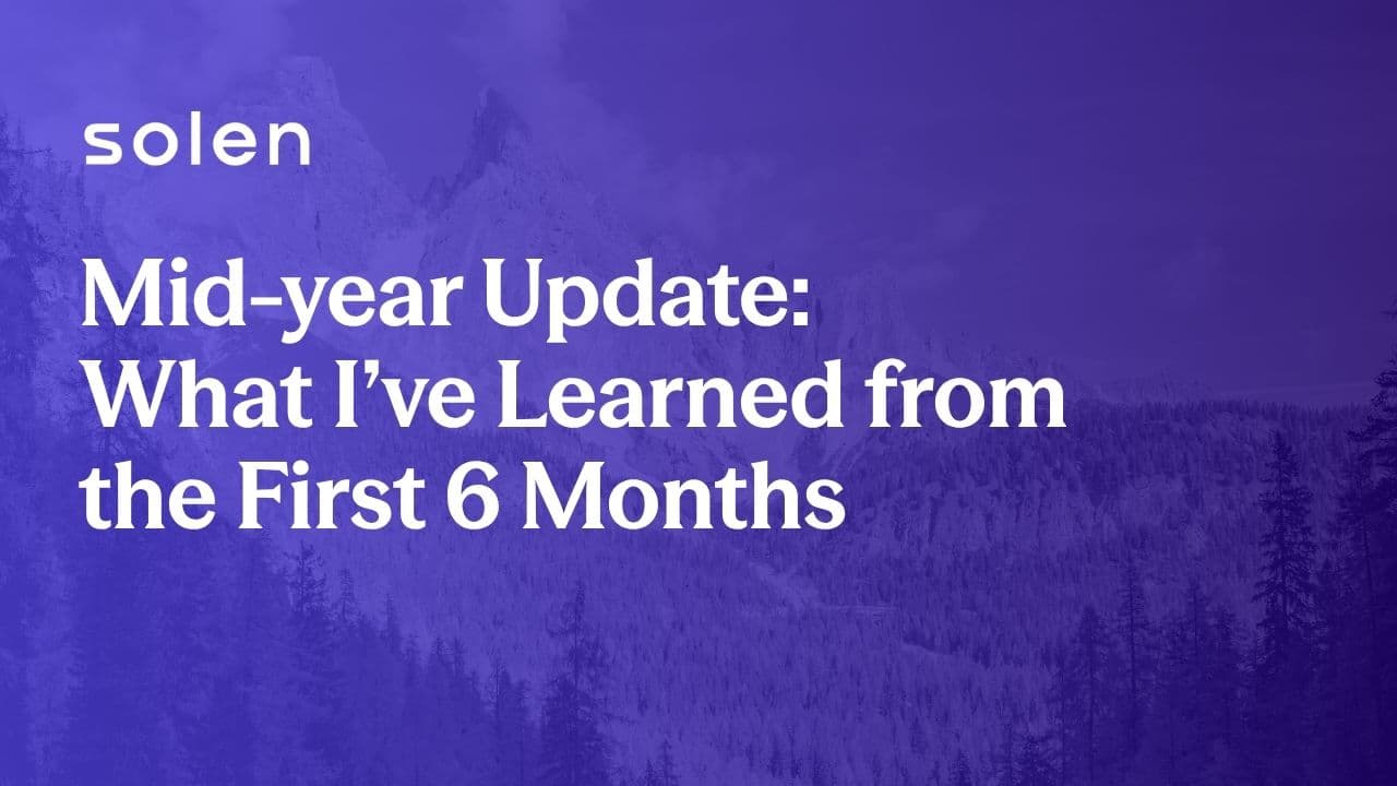 Mid-year Update: What I've Learned from the First 6 Months