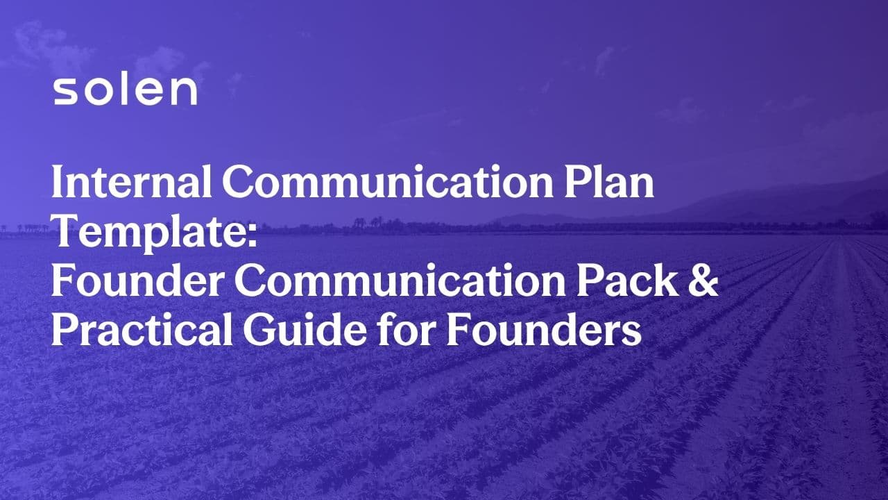 Founder Communication Pack and Practical Guide for Founders
