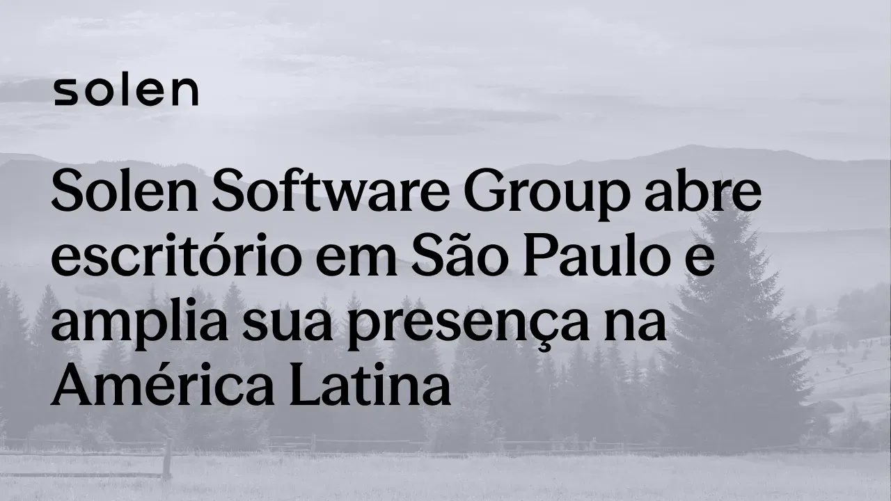 Solen Software Group abre escritório em São Paulo
